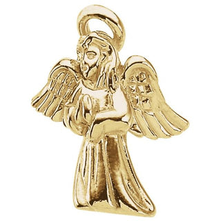 14K Yellow Angel Lapel Pin
