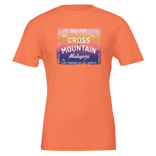 Cross Mountain Medjugorje Sunset T-Shirt - view 3