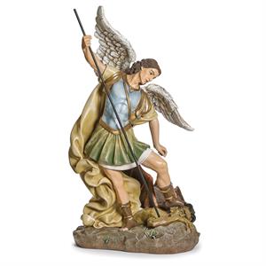 49.25-Inch Saint Michael Statue Renaissance Collection - View 2