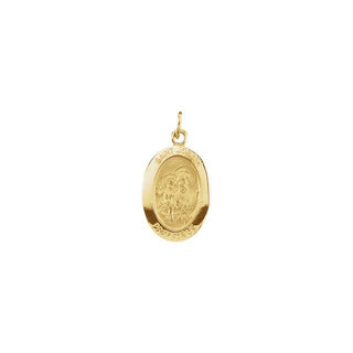 14K Yellow 15x11 mm Saint Joseph Medal