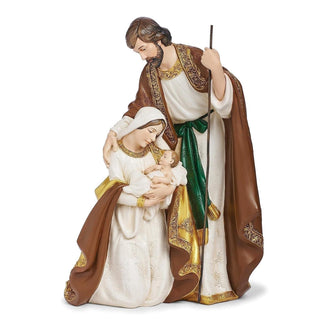 13.5-Inch Holy Family Figure White And Brown - Joseph's Studio