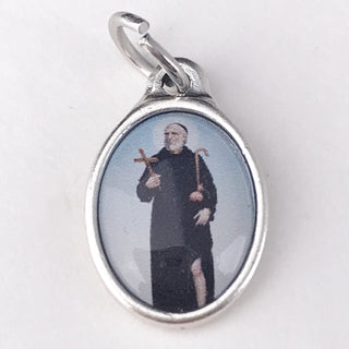 Bulk Saint Peregrine Epoxy Bracelet Medals
