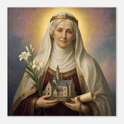 St. Hedwig of Andechs - Devotional Canvas