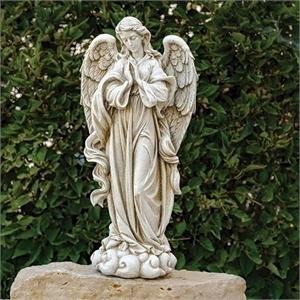 18.25-Inch Standing Angel Garden Statue - View 2