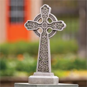 20.5-Inch Celtic Garden Cross Garden - View 2
