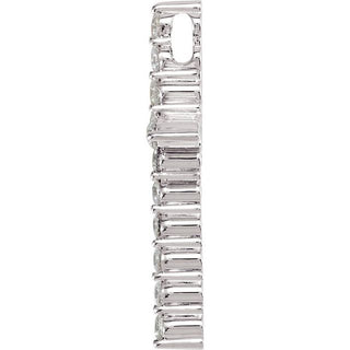 Platinum 1/3 CTW Natural Diamond Cross Pendant