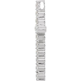 Platinum 1/2 CTW Lab-Grown Diamond Cross Pendant