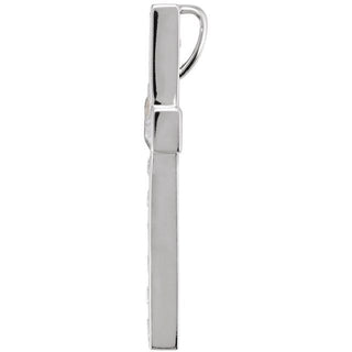 Platinum 1 CTW Natural Diamond Cross Pendant