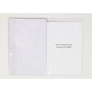 6-Pack - Teddy Bear Get Well Soon Card with Removable Token