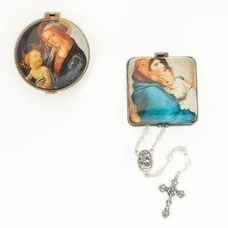 60-Inch Brown Wood Wall Rosary - View 3