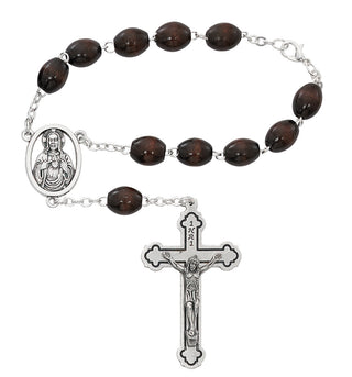 Brown Wood Rosary
