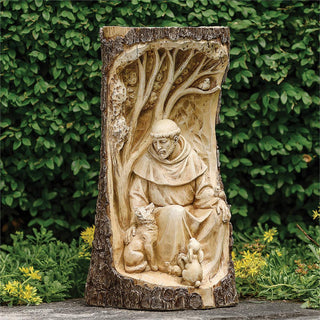 14-Inch Carved St Francis Garden Statue - Joseph's Studio