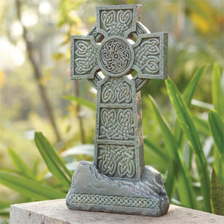 16.25-Inch Celtic Cross Garden Statue
