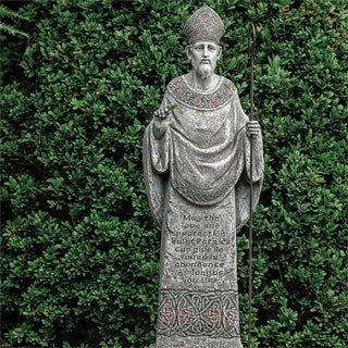 26.5-Inch St Patrick Garden Statue