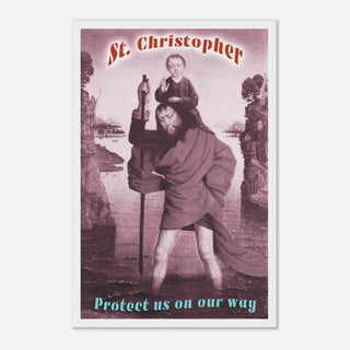 St. Christopher Prayer Framed Print - view 2
