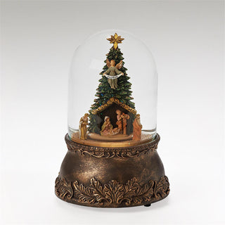 7.5-Inch Musical Nativity Dome 120Mm - Kings Rotating