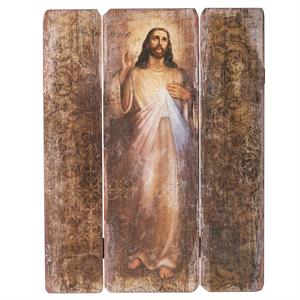 26-Inch Divine Mercy Decorative Panel - View 2