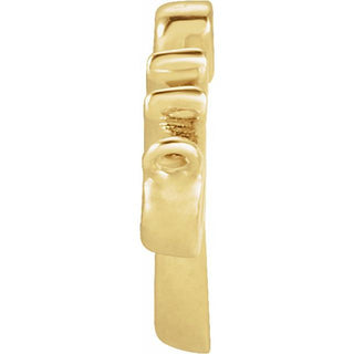 14K Yellow 21.3 mm Faith Necklace Center