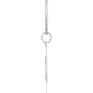 Sterling Silver  25.2x22.7 mm Star of David 18" Necklace