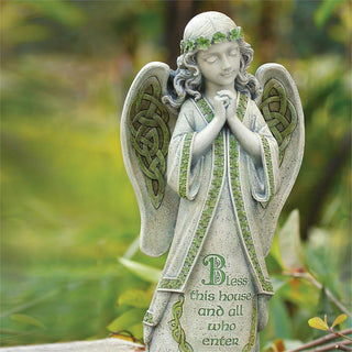 14.5-Inch Irish Angel Garden Statue