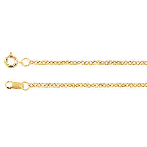36-inch Cable Chain with Spring Ring - 14K Yellow Gold Gold Filled