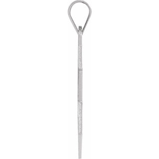 Sterling Silver 25x19 mm Star of David Pendant
