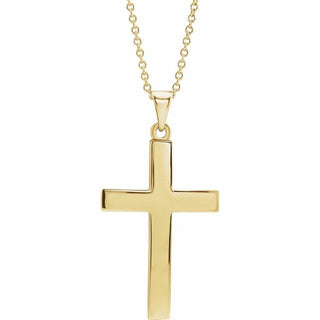 Sterling Silver Cross 18" Necklace
