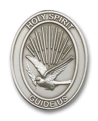 Silver Finish Holy Spirit Visor Clip