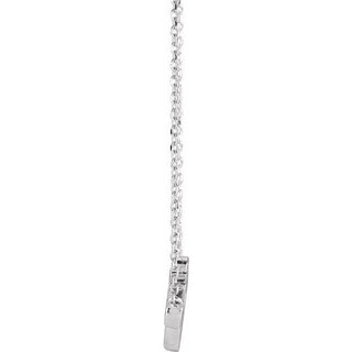Sterling Silver Faith 16" Necklace