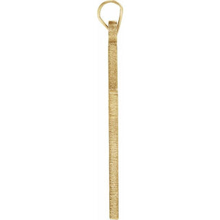 14K Yellow Cross Pendant