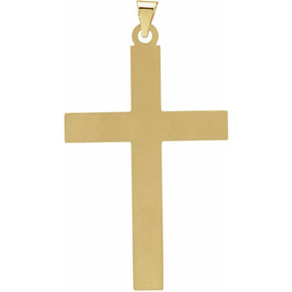 14K Yellow Cross Pendant