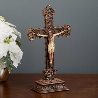 17-Inch Christ Carrying Cross Wall Cross - View 3