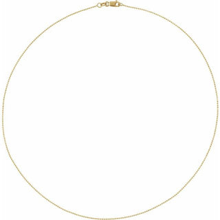 1 mm Diamond-Cut Bead Chain