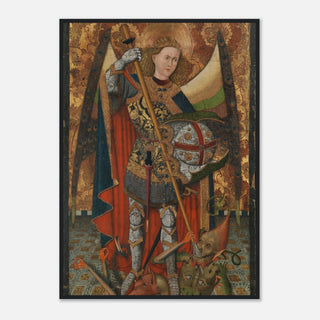 St. Michael the Archangel Gilded Framed Print - view 14