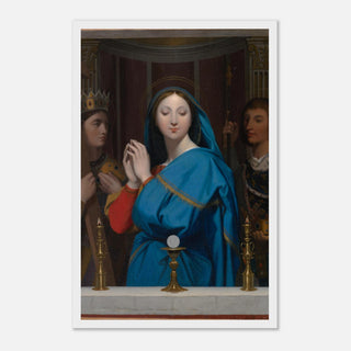 Our Lady of Sorrows Blue Framed Print - view 2
