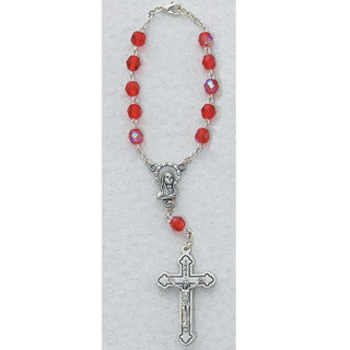 Ruby/July Auto Rosary/Card