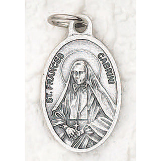 25-Pack - Oxidized Pendant-St Frances Cabrini