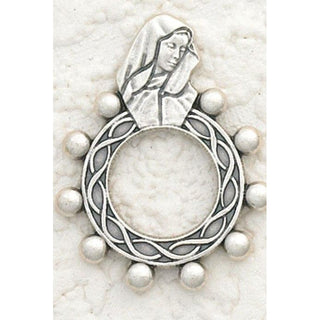 12-Pack - Lady of Sorrows Silhouette Finger Rosary