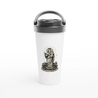 Stella Maris Vintage Black and Cream Travel Mug
