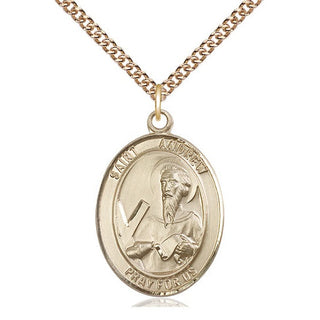 14kt Gold Filled Saint Andrew the Apostle Medal Catholic Jewelry Engraved Catholic Saint Jewelry