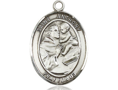 Sterling Silver St. Anthony of Padua Medal | Large | Engravable