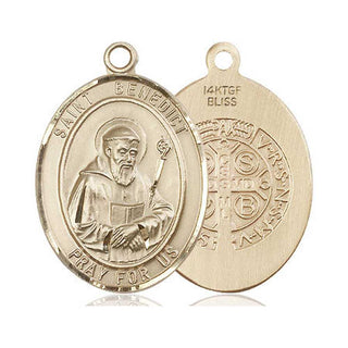 14kt Gold Filled Saint Benedict Medal