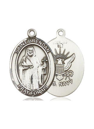 Pewter Saint Brendan Navy Medal