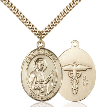 Gold-Filled St. Camillus of Lellis Pendant