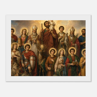 The Fourteen Holy Helpers Framed Print - view 9