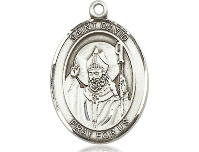 Sterling Silver St. David of Wales Medal | Large | Engravable
