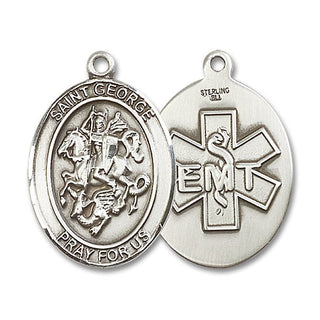 Pewter Saint George EMT Medal