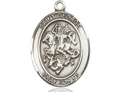 Sterling Silver St. George Medal | Large | Engravable