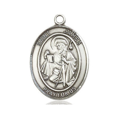 Sterling Silver St. James the Greater Medal | Large | Engravable