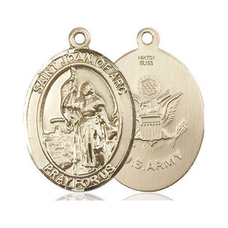 14kt Gold Filled Saint Joan of Arc Army Medal